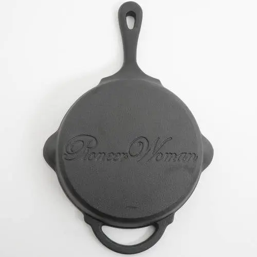 The Pioneer Woman Timeless Beauty Cast Iron Set, 3-Piece Fry Pans