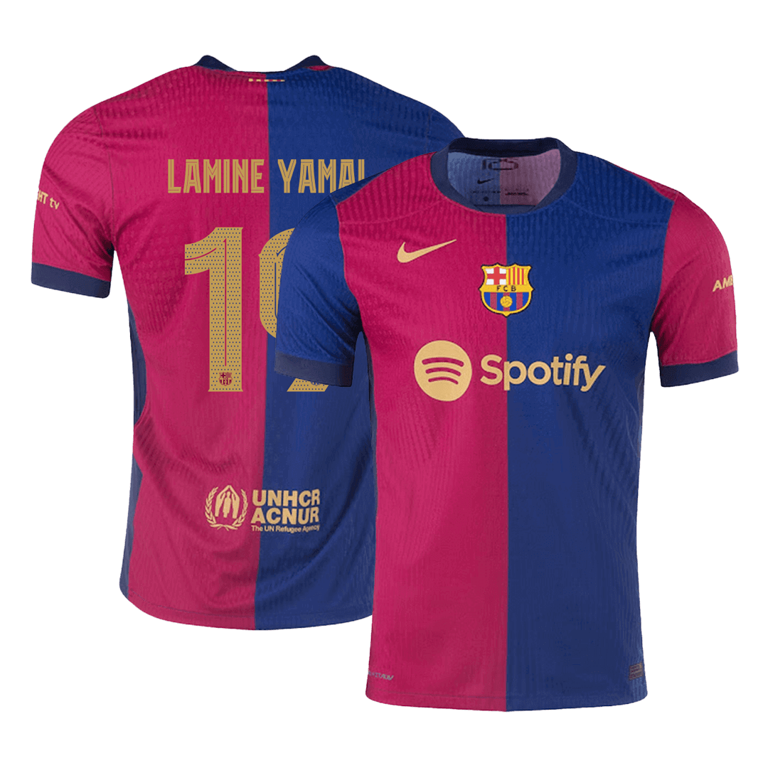 LAMINE YAMAL #19 Barcelona Home Player Version Jersey - UCL