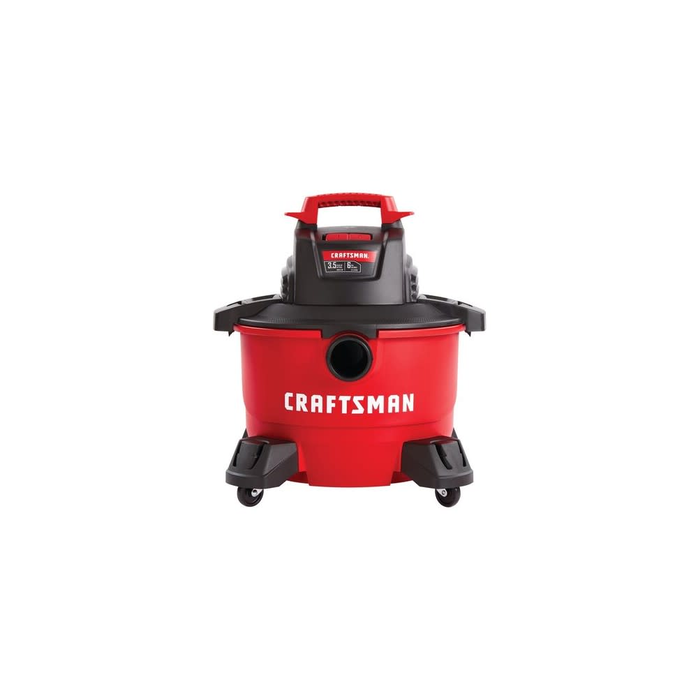 Craftsman Wet/Dry Vacuum 6 Gallon Corded 120V 3.5HP Peak