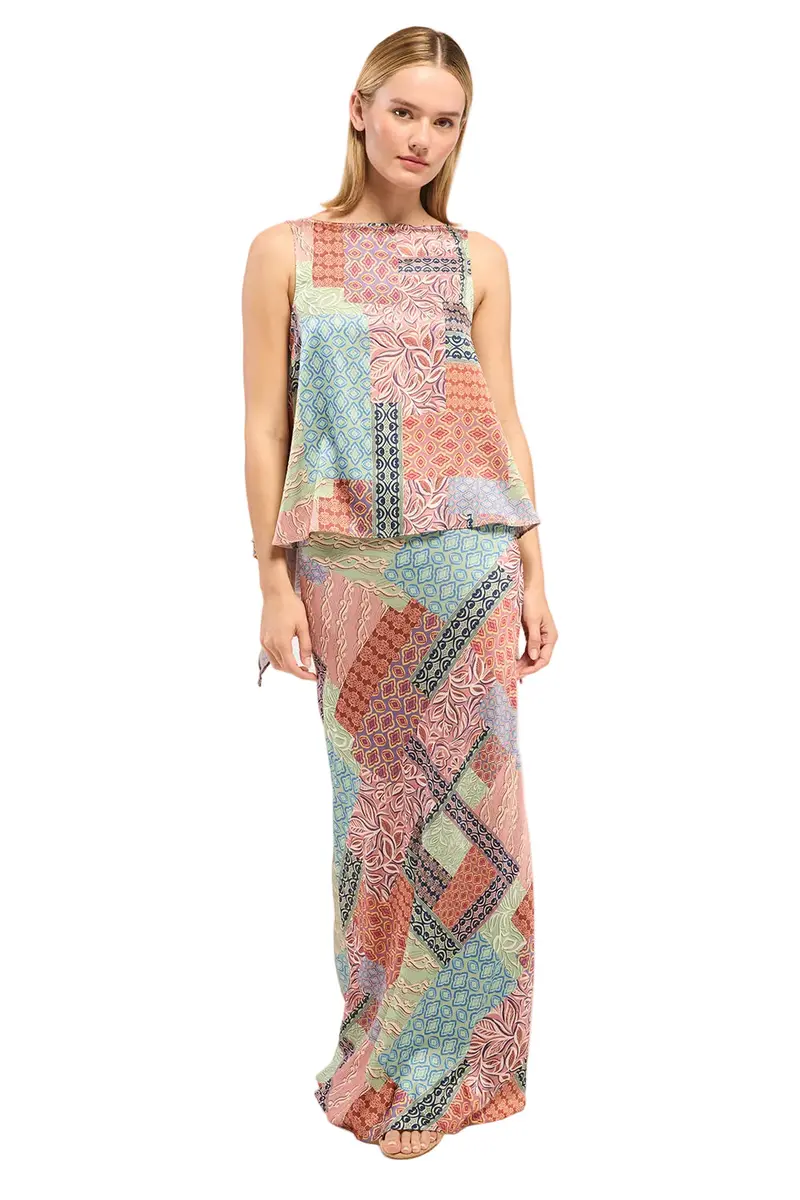 Striped Crochet-Knit Summer Top – Breathable, Handcrafted-Inspired Sleeveless Blouse