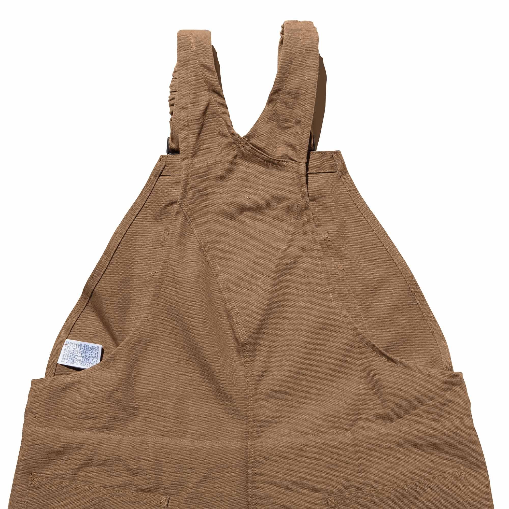 Bulwark FR Insulated Brown Duck Bib Overall - BLN6