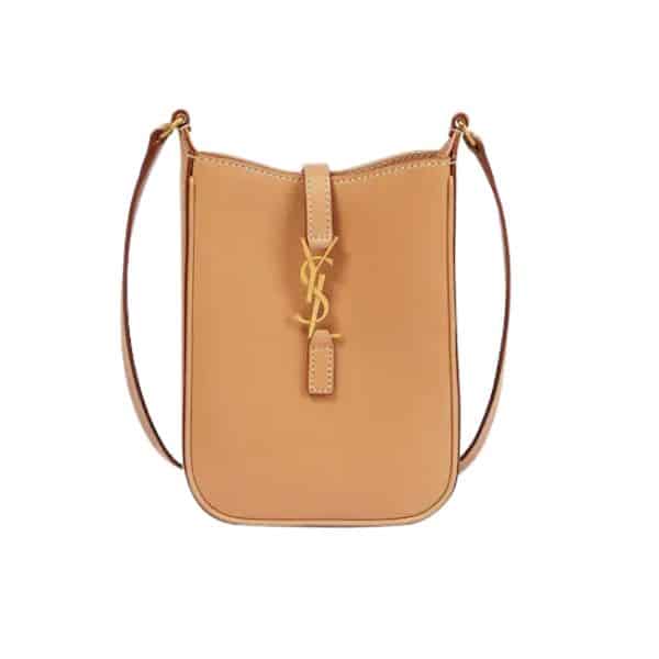 Saint Laurent Le 5 A 7 Mini Vertical Brown 18Cm