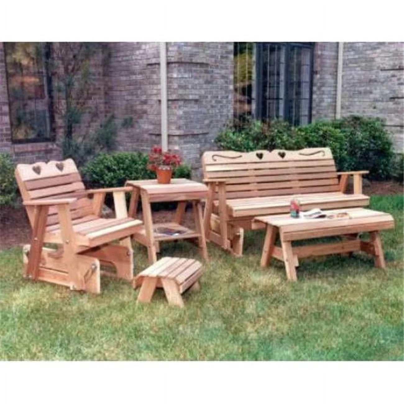 Cedar Country Hearts Glider Collection