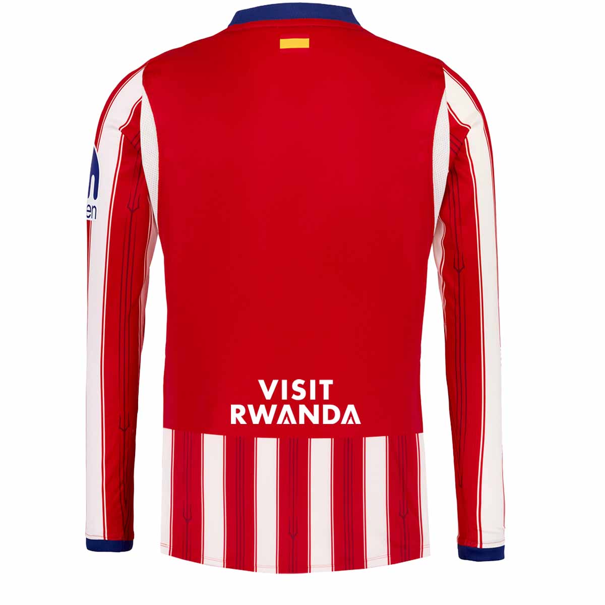 Atletico Madrid Home Long-Sleeve Football Jersey, 26-27 Fan Version