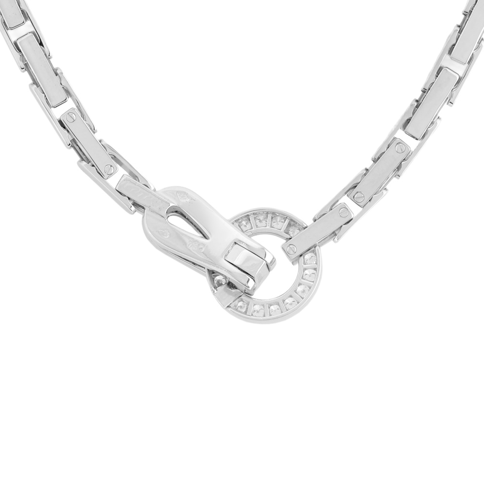 Cartier Agraf Necklace 18K White Gold Diamond N70203500