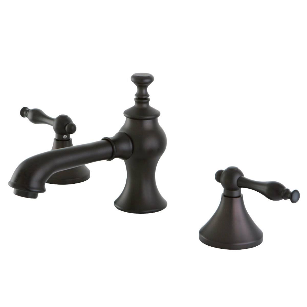 Kingston Brass Kc7061nl 8x22 Widespread Bathroom Faucet, Polished Chrome