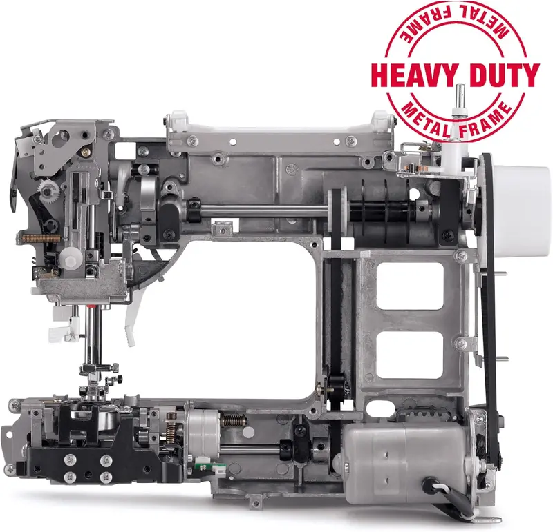 SINGER Heavy Duty 4452 Sewing Machine – Full-Metal Frame, 110 Stitches, 1-Step Buttonhole, LED Lighting & Enhanced Piercing Power