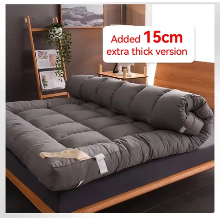 💥💥Free Gift🔥🔥Thicker Tatami Mattress Topper Single/Queen/King Feather Velvet Soft Tilam Foldable Mattress Floor