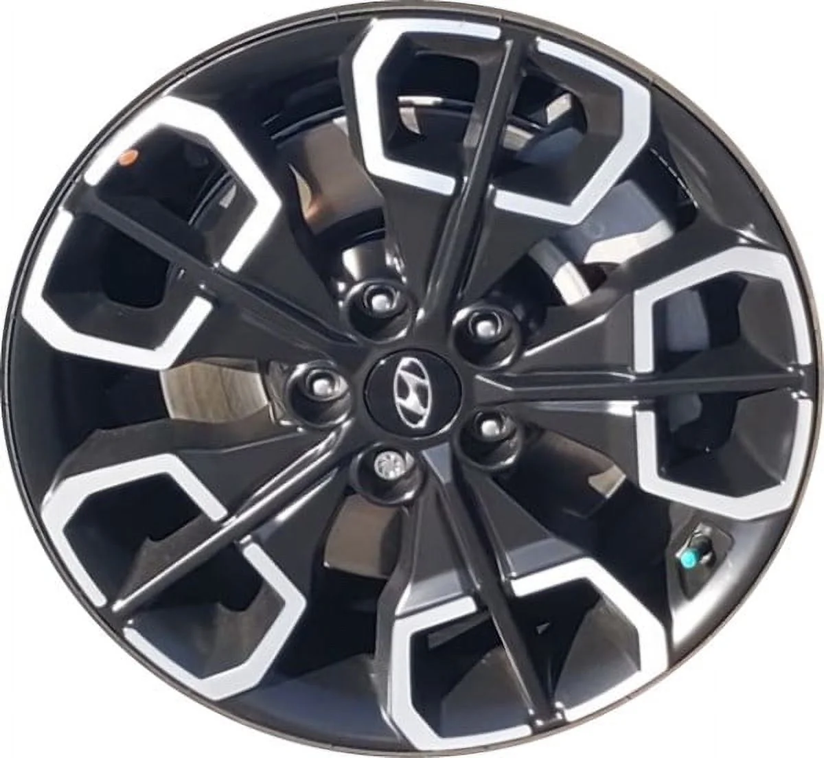 HYUNDAI SANTA CRUZ 2022 - 2024 MACHINED BLACK Factory OEM Wheel Rim (Not Replicas)