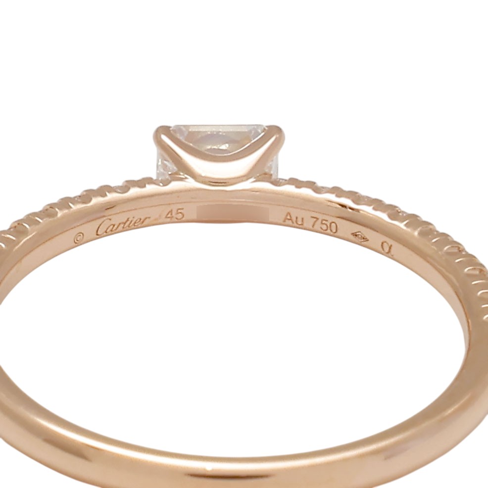 Cartier Ethancel Do Ring 18K Rose Gold B4216700