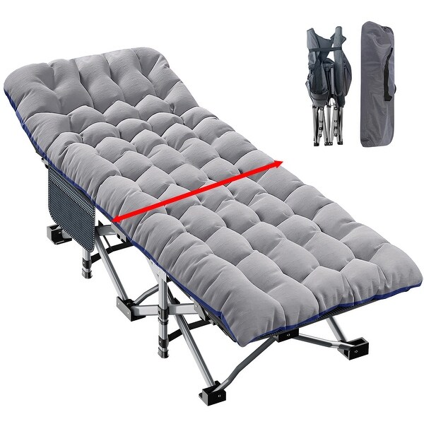 DoCred Oversized Folding Camping Bed,Portable Sleeping Bed Cot