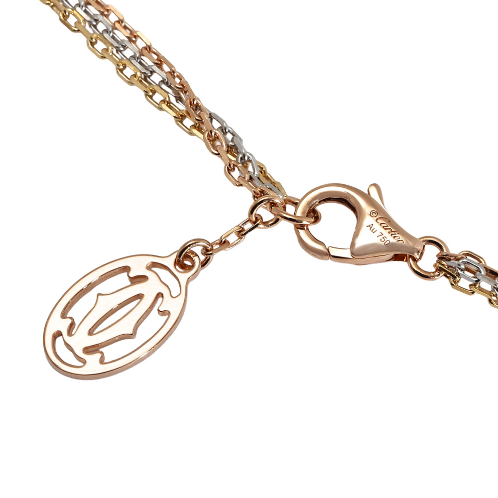 Cartier Trinity Necklace Tri-Gold