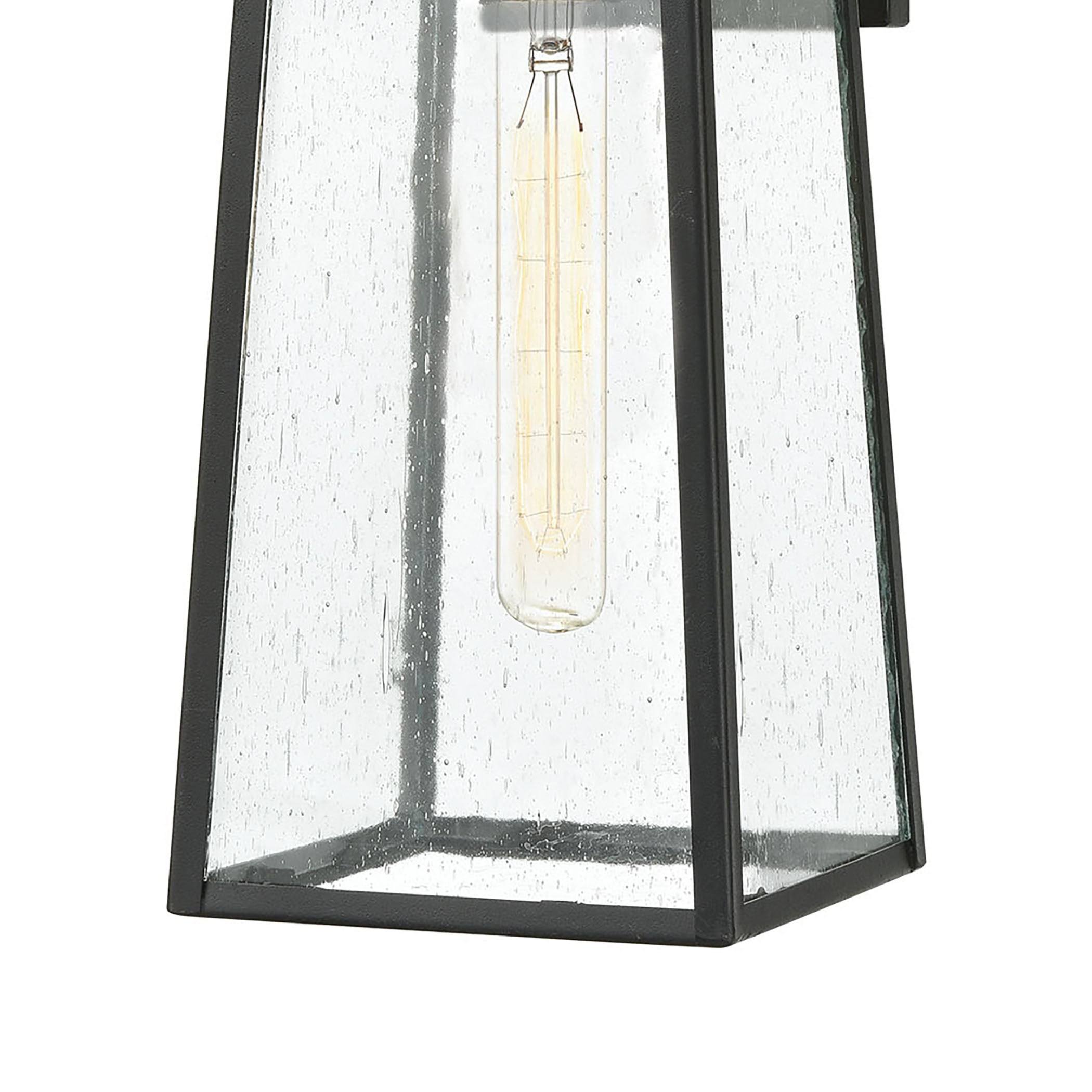 Elk Lighting 47520/1 Meditterano 1-Light Sconce in Charcoal with Seedy