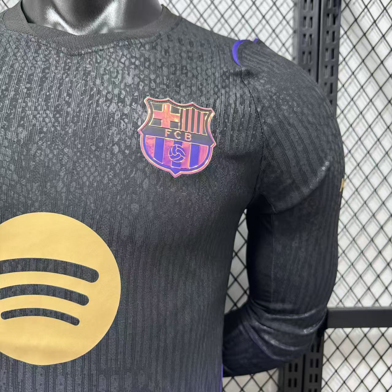 Player Version Barcelona 26/27 Away Jersey Long Sleeves S-3XL 5