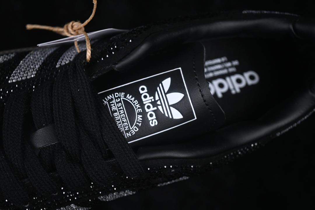 Adidas Clover Casual Board Shoes Black/Dark Grey IH9052