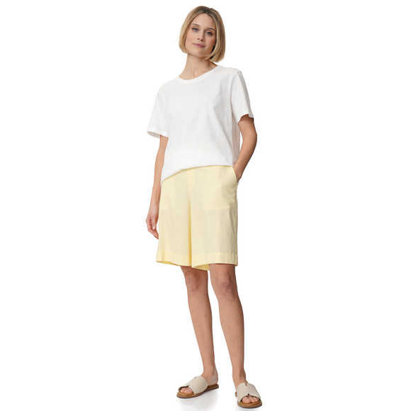 Gina Collection Damen T-Shirt mit Leinen