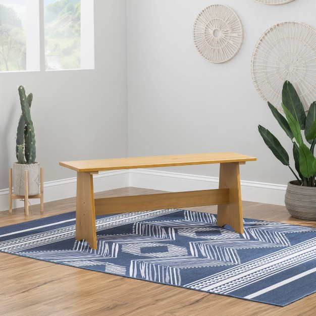 Large Merrill Backless Bench Linon