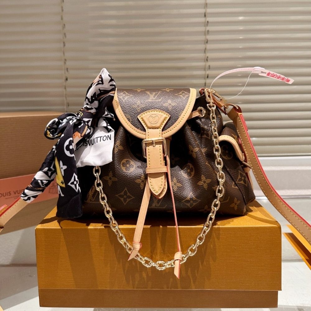 Louis Vuitton Odyssey Bag Monogram Brown 10.6 Inches M25085