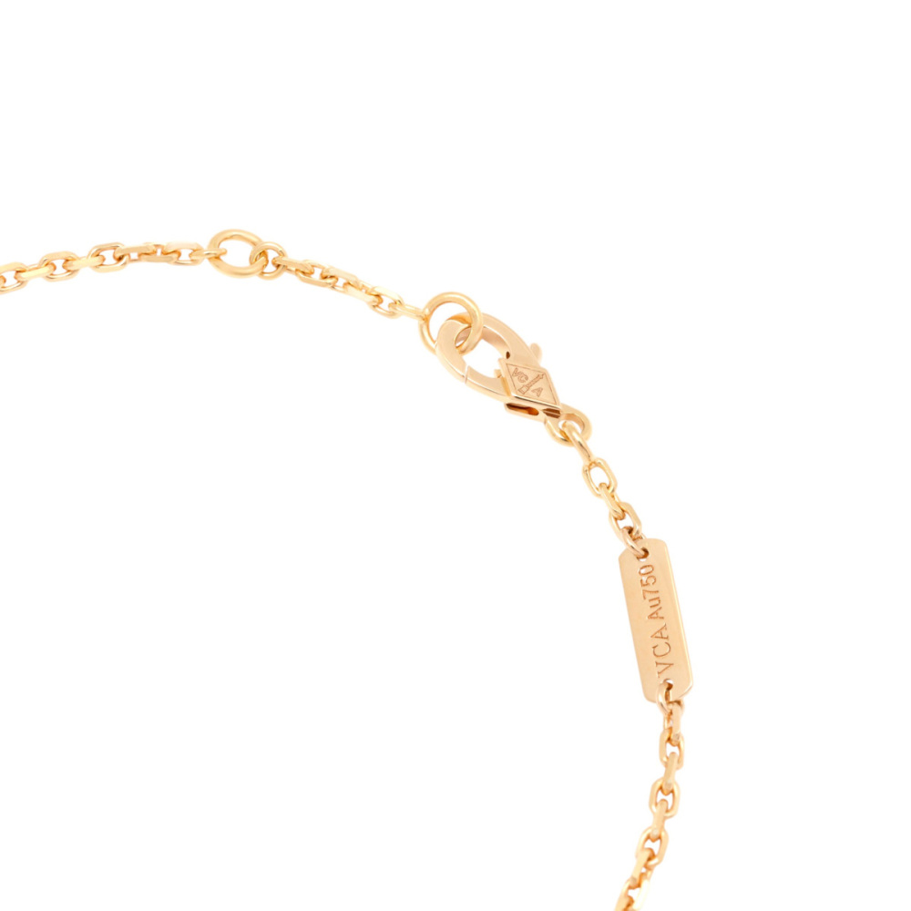 Van Cleef & Arpels Fauna Lucky Spring Open Wing Ladybug Bracelet 18K Rose Gold VCARP7R100