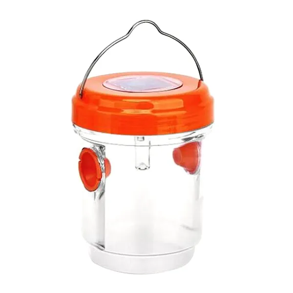 2 Pack Solar Wasp Trap Hanging with LED Light