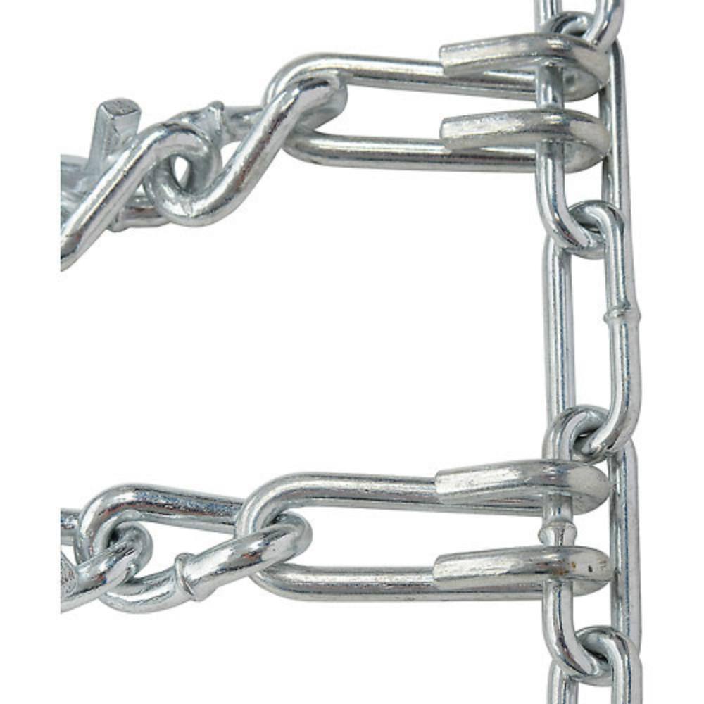 33-0013 20x9x10, 20x10x8, 20x10x10, 21x8x10 in. Zinc Plated Chains Snow Tire Chains, Replaces Peerless 1062756 (Set of 2)