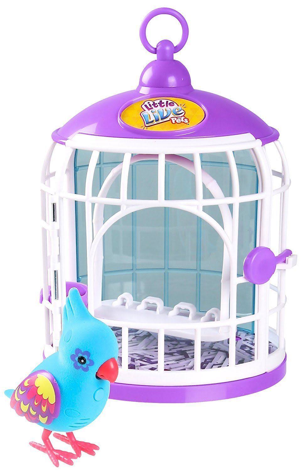 Little Live Pets Season 3 Bird with Cage - Funky Feathers