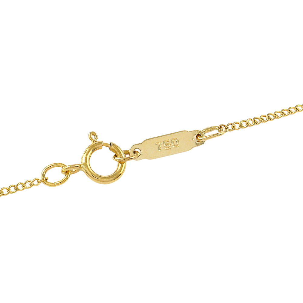 Tiffany & Co. Tiffany K18YG Yellow Gold Necklace Diamond