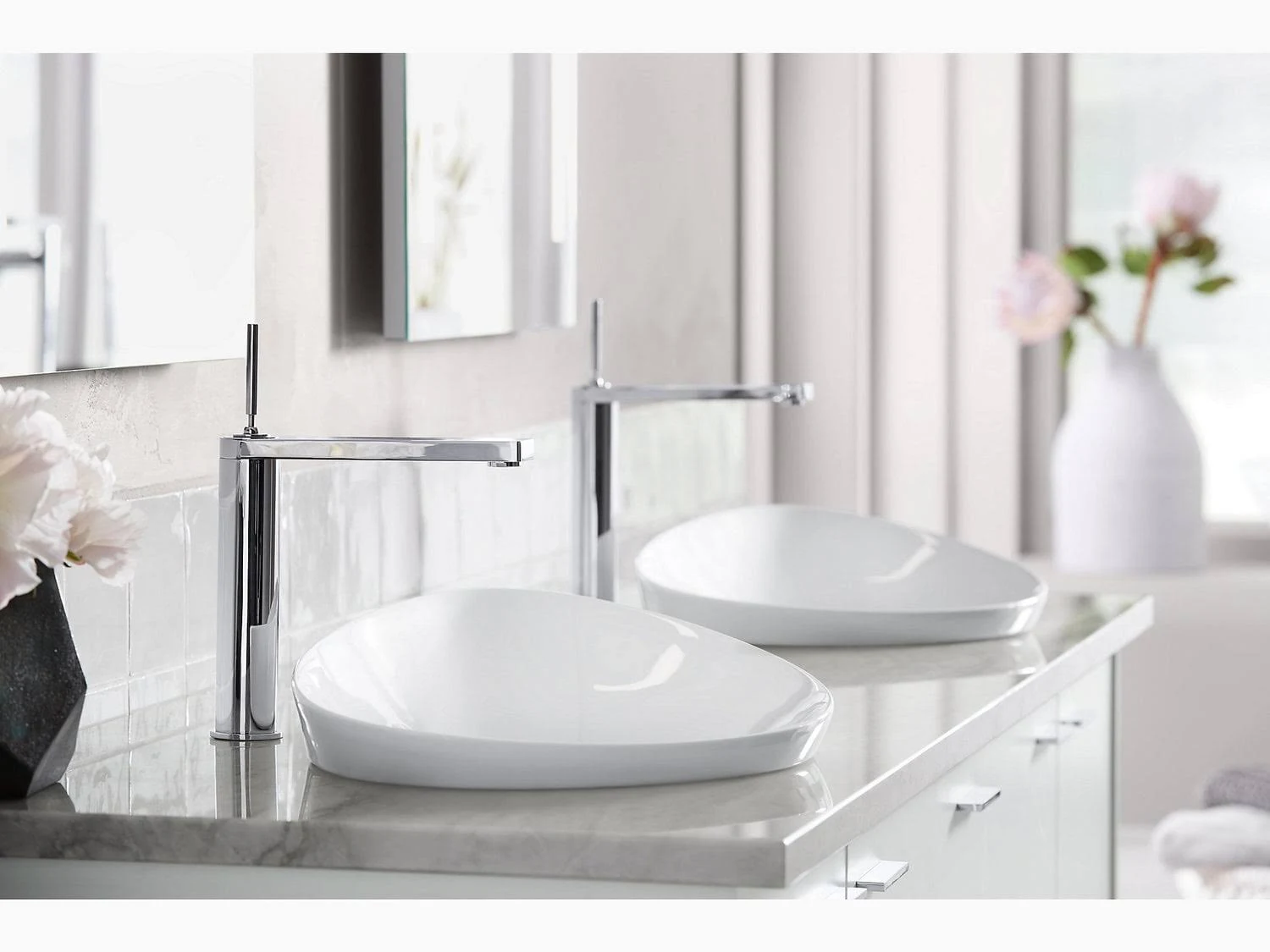 Kohler K-20704-7 Veil Vessel Bathroom Sink - Black Black