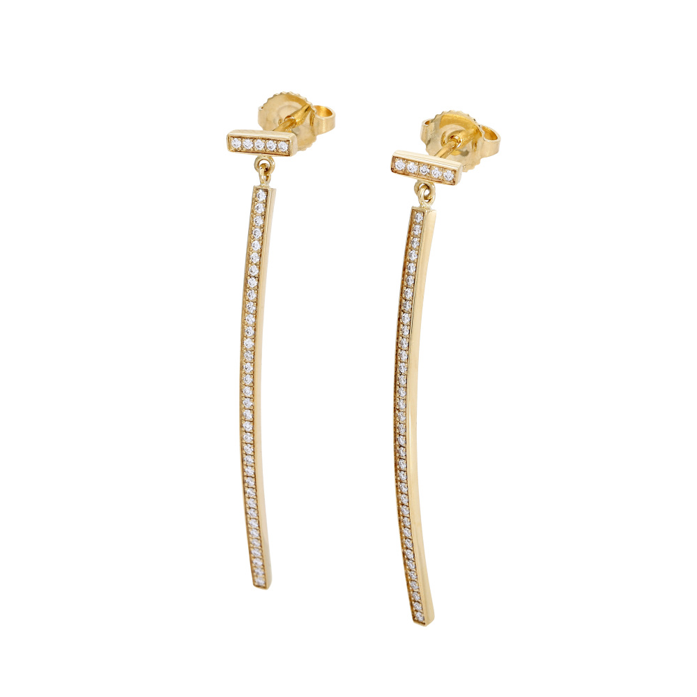 Tiffany & Co. Tiffany T Earrings 18K Yellow Gold