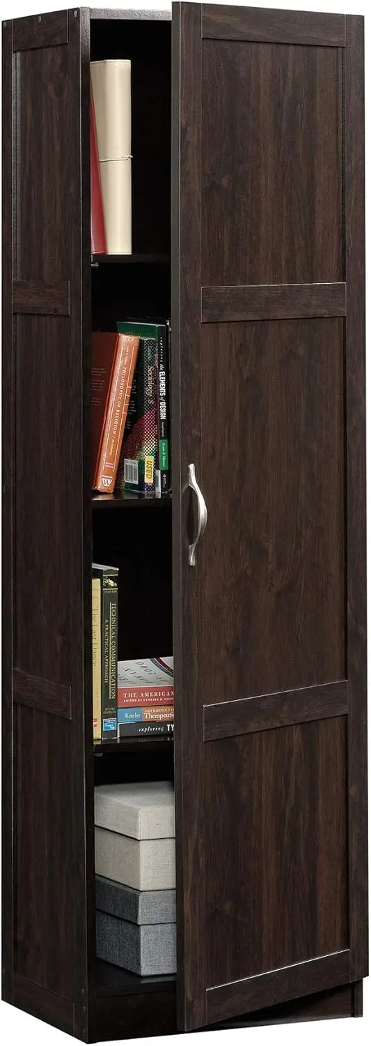 Sauder Highland Oak Pantry Cabinet – Versatile Storage Unit for Kitchen or Utility Space
