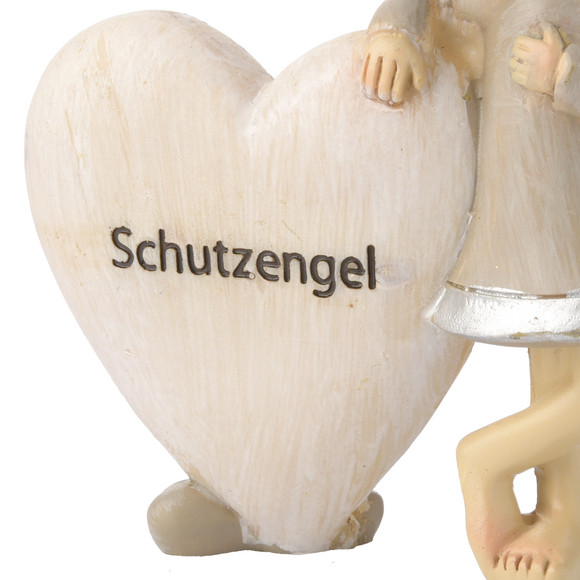 My Home Dekofigur in Engel-Form mit Herz