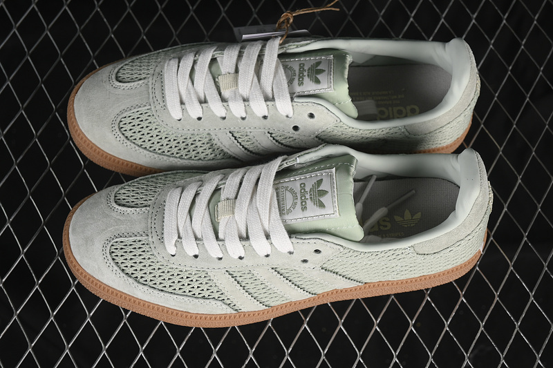 Adidas Samba Og White/Green/Brown KK3529
