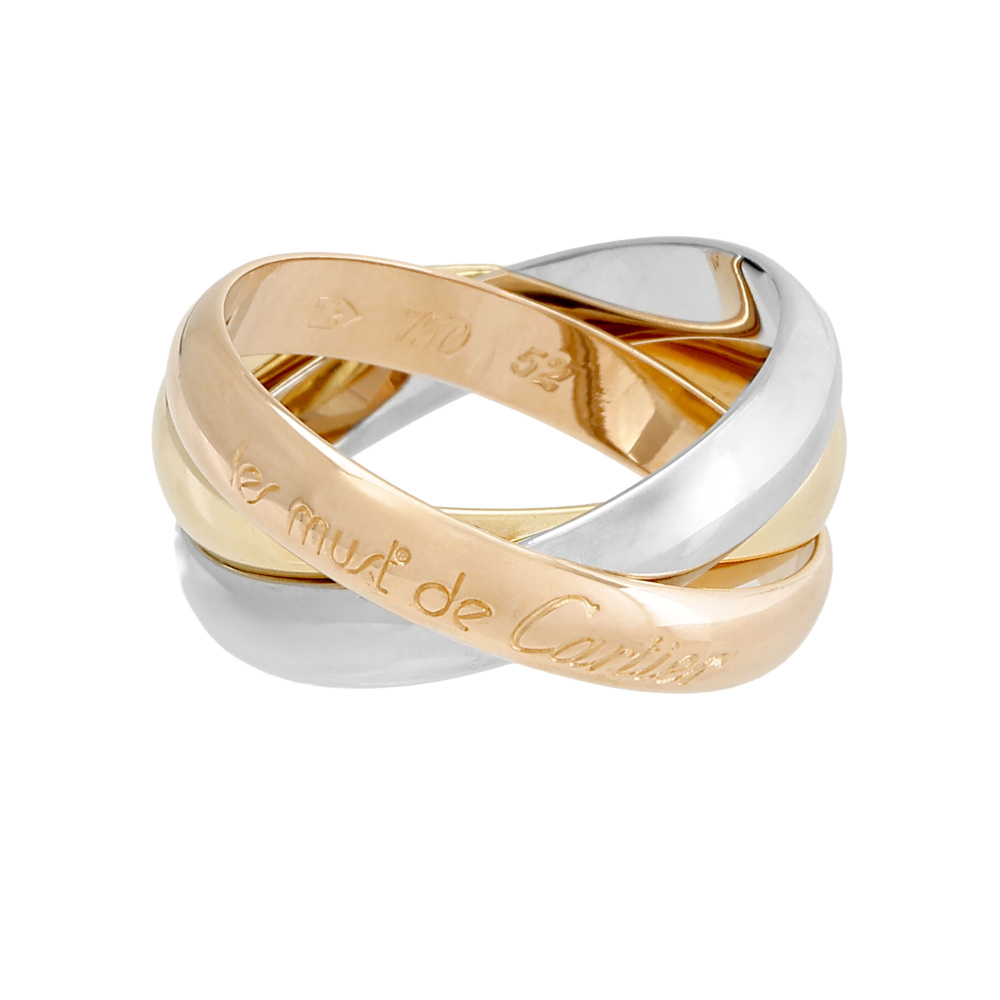 Cartier Trinity Ring Tri-Gold