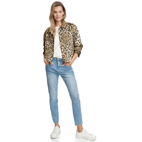 Gina Benotti Damen Blazer im Leo-Look