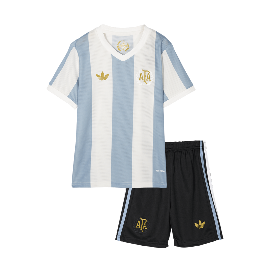 Argentina Kids Soccer Jerseys Kit - 50th Anniversary