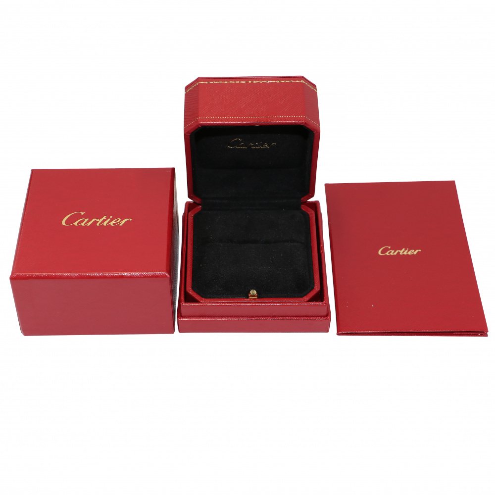 Cartier Love Ring 18K Rose Gold Diamond