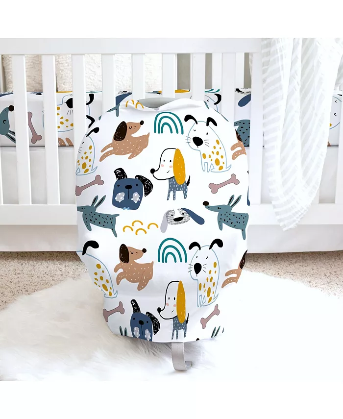Honey Lemonade Multifunctional Nursing Cover Carseat Cover - My Best Friends (Dogs)