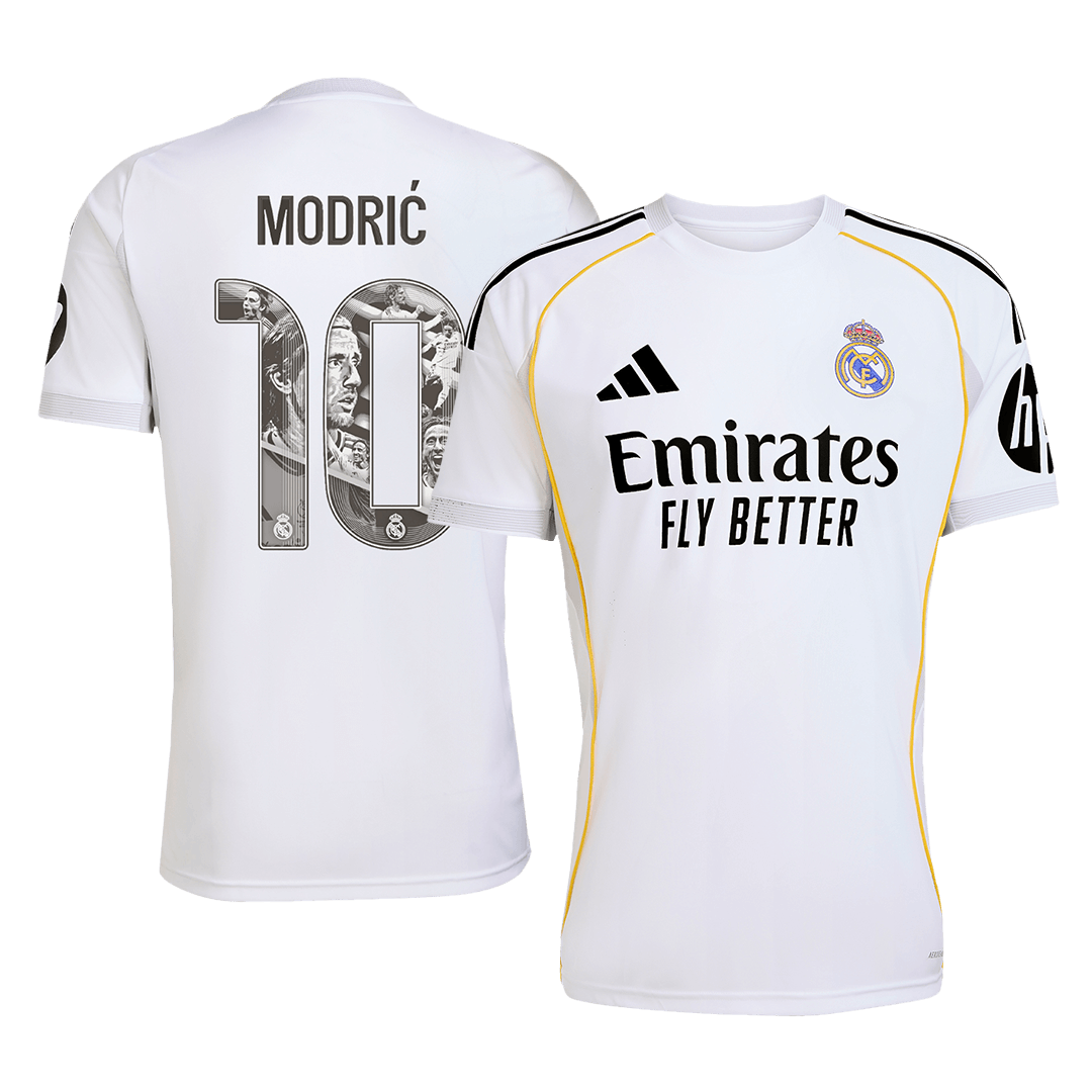 MODRIĆ Special #10 Real Madrid Home Special Soccer Jersey 2025/26