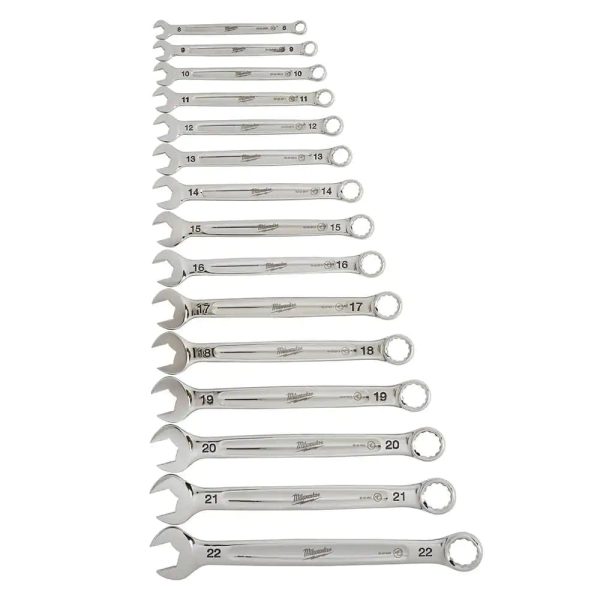 48-22-9515 48-22-9415 Combination SAE and 48-22-2710 Metric Wrench Mechanics Tool Set with Screwdriver Set (40-Piece)