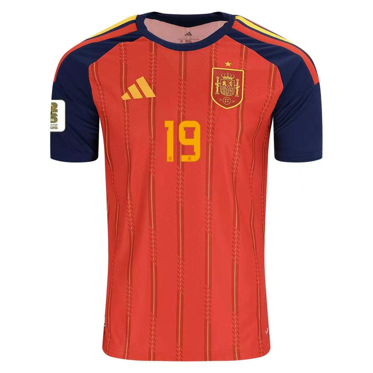 Lamin Yamal, Spain, 26/27 season home jersey