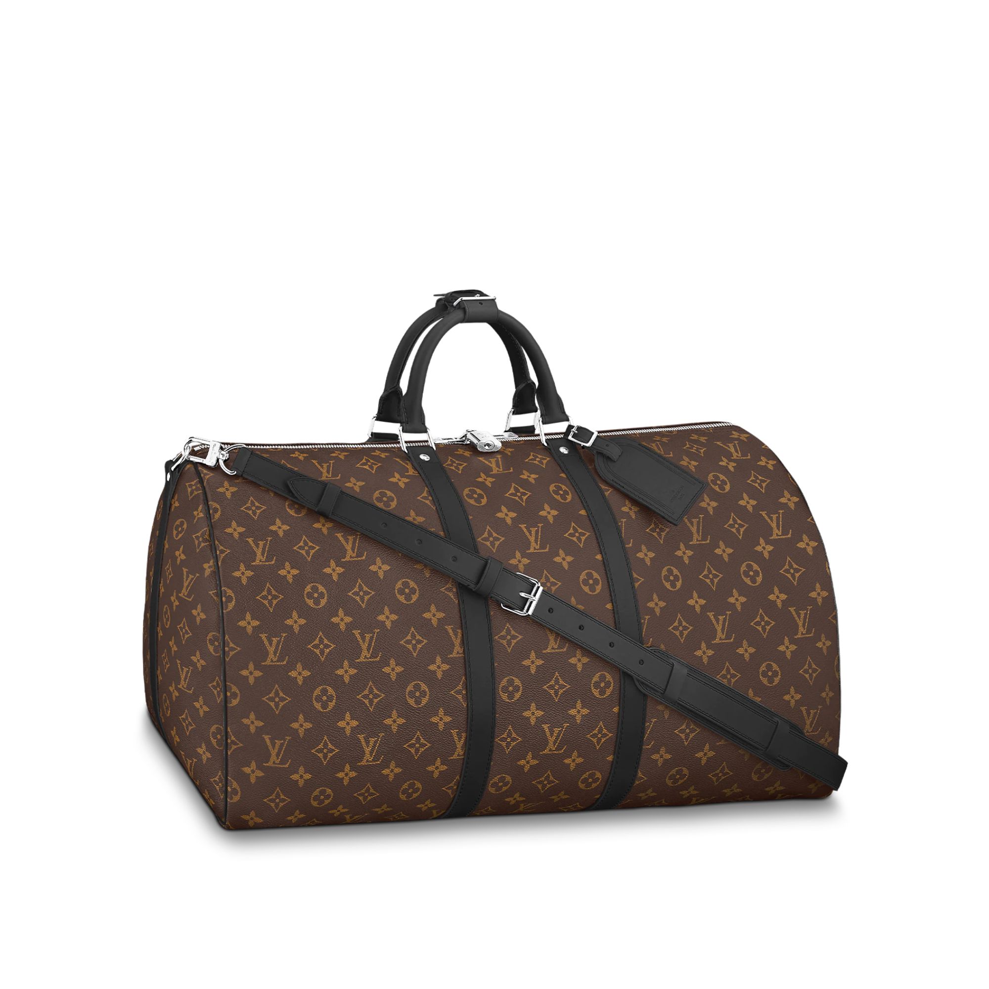 Louis Vuitton Keepall Bandouli Re 55 Monogram Macassar 55cm M56714