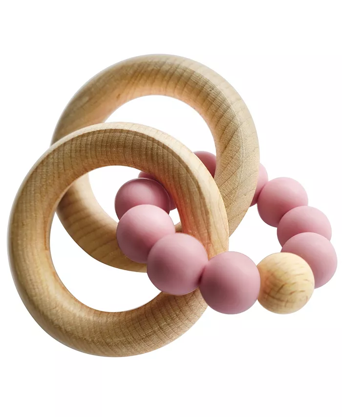 Tiny Teethers Designs 3 Stories Trading Tiny Teethers Infant 3 Piece Silicone And Beech Wood Teething Gift Set, Koala