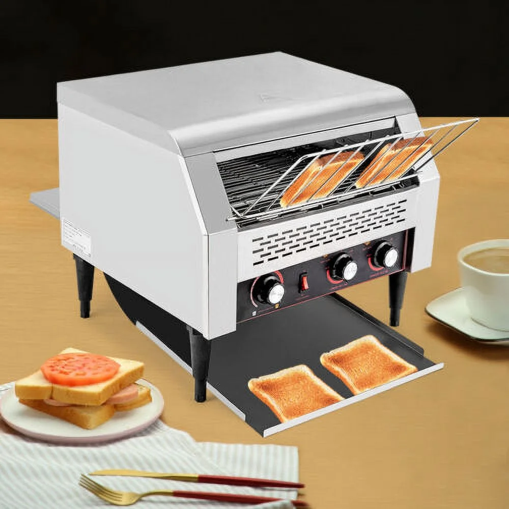 450slices/h Commercial Heavy Duty Conveyor Toaster Electric Bread Baking Machine