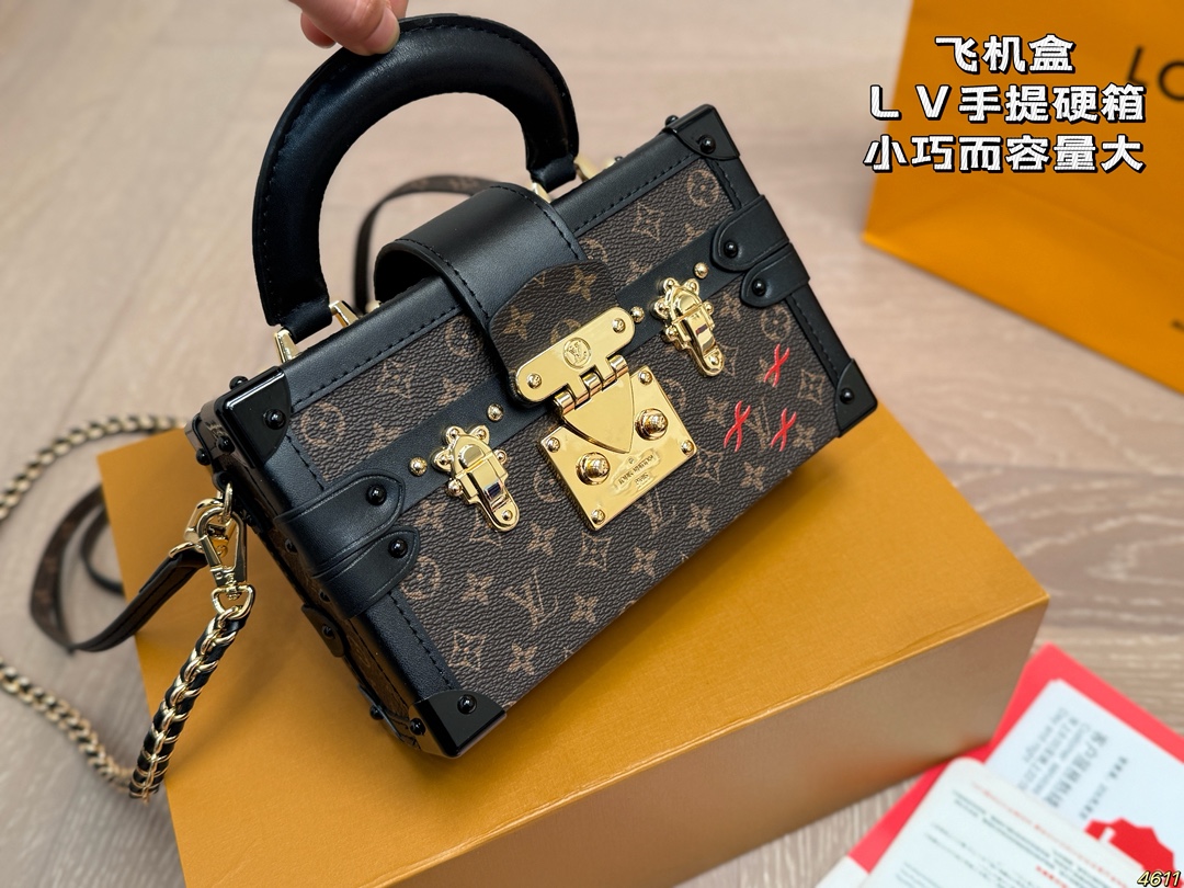 LV Handbag with Hard-sided Fit - cnluxepick