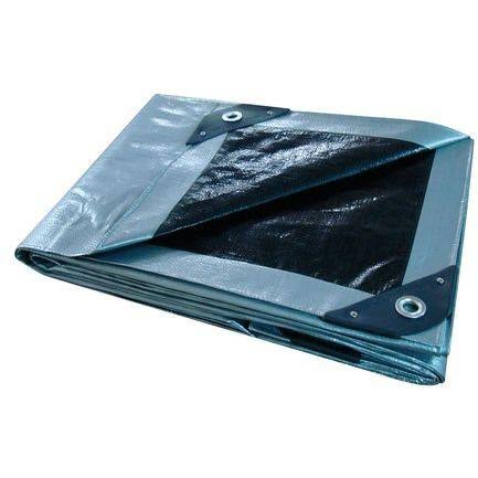 Zoro Select 5wtn7 Tarp,Reversible,Polyethylene,12x25Ft, Black