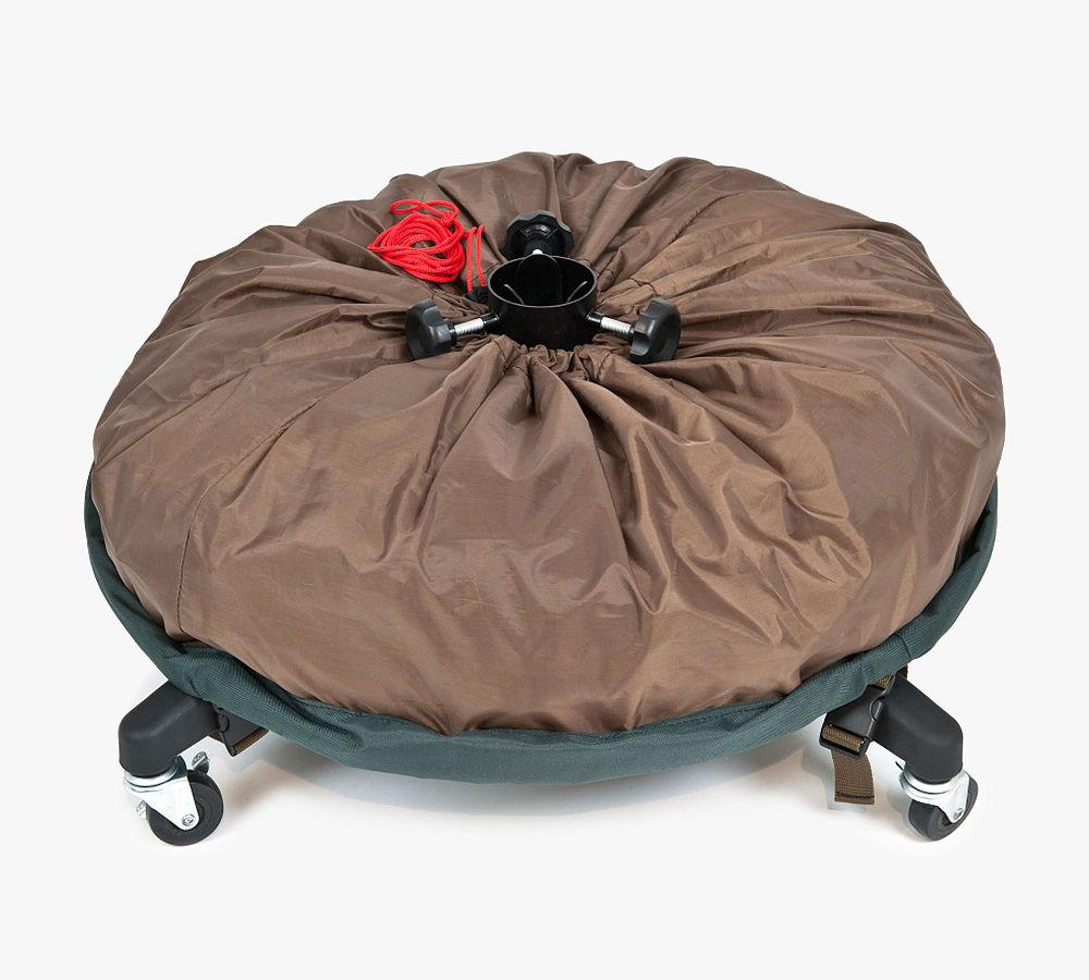 Upright Tree Storage Bag with Rolling Tree Stand  sgtnighsdesigns