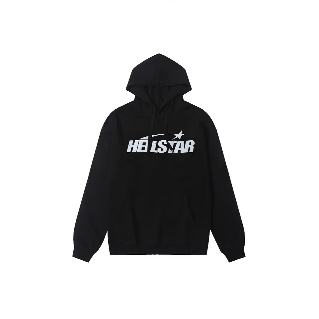 Hellstar monogram print hoodie for men and women - cnluxepick