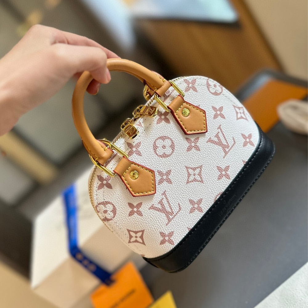 Louis Vuitton Nano Alma Other Monogram Beige 7.1 Inches M46895