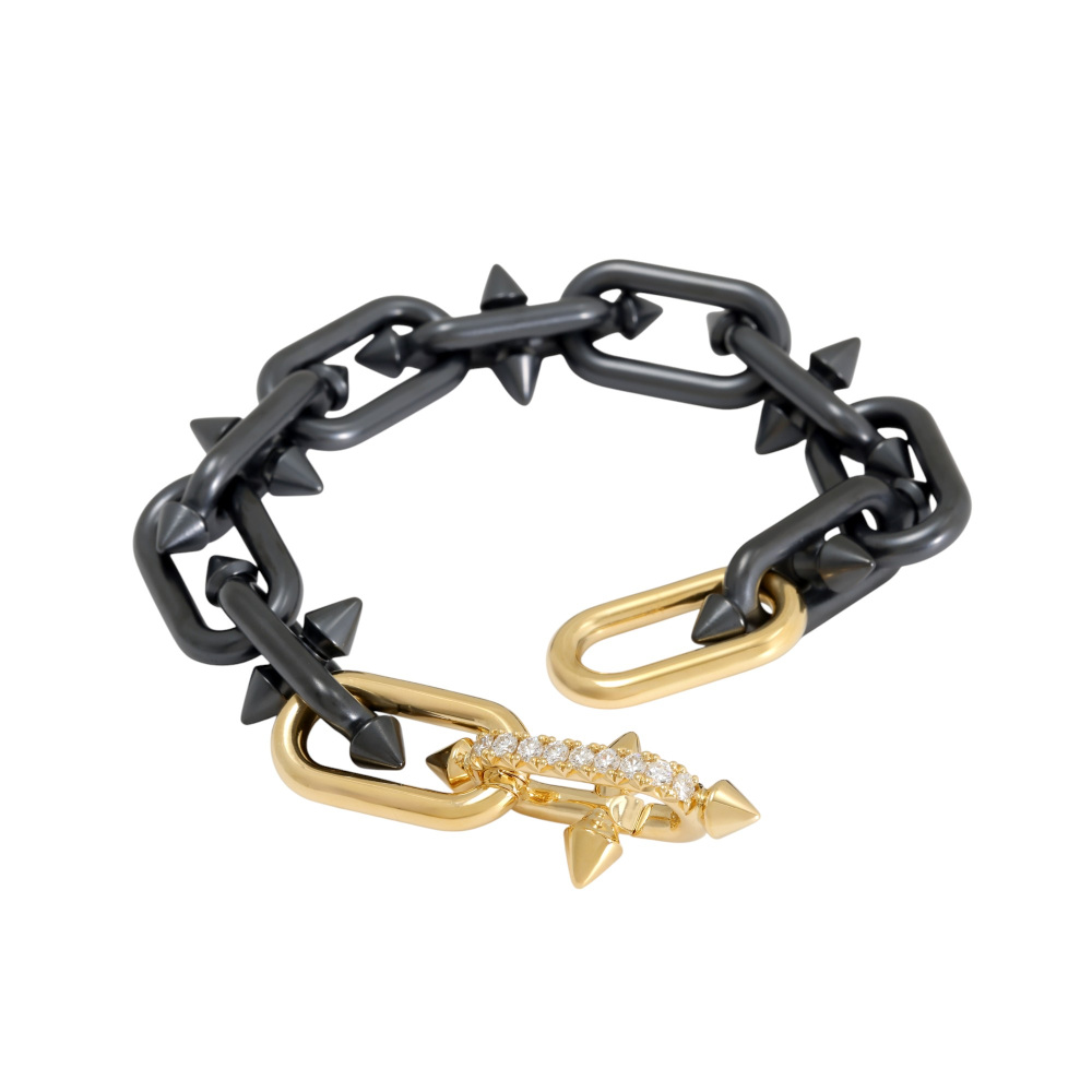Tiffany & Co. Titan By Pharrell Williams Bracelet 18K Yellow Gold Diamond 73467640