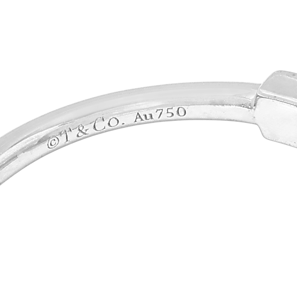Tiffany & Co. Tiffany T Diamond Wire Ring 18K White Gold 60147235